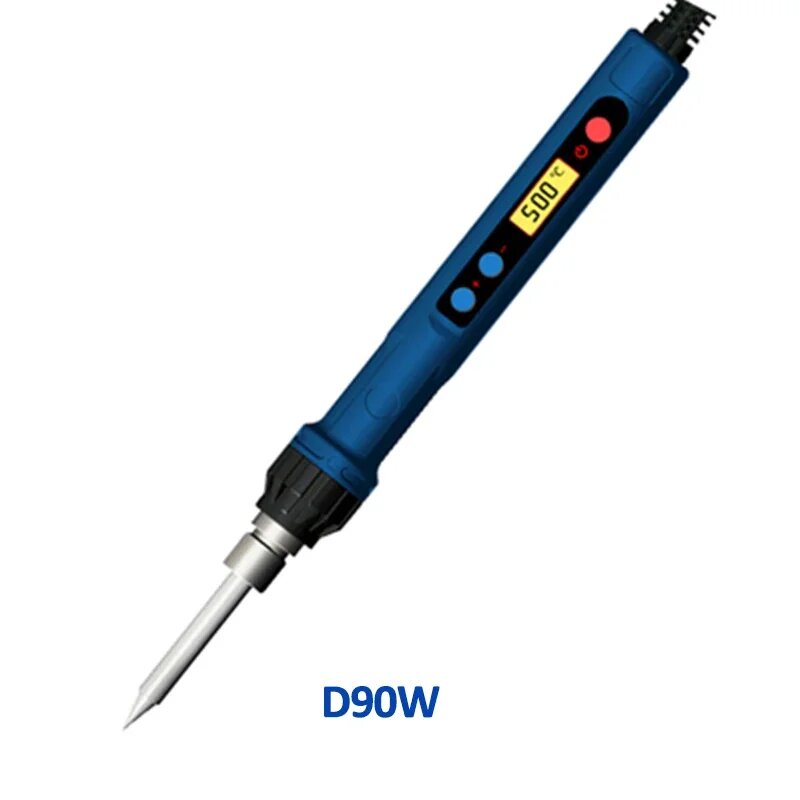 Электрический паяльник CXG D90  паяльная станция с цифровым ЖК дисплеем  функцией сна  сварочный инструмент  съемный нагревательный элемент  D90W  EU