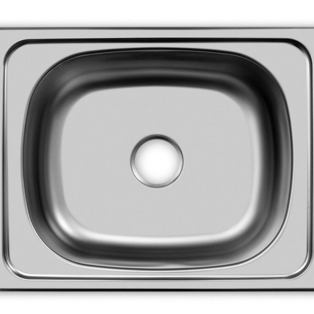Врезная мойка Ukinox Frant 50x40 см глубина чаши 14 см нержавеющая сталь цвет серебристый