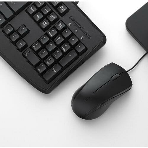 Мышь Rapoo N1200, оптический лазерный сенсор, проводной, черная — фото 1