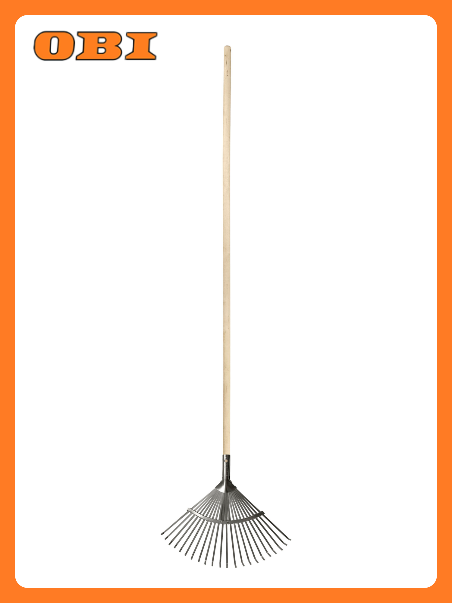 Грабли Plantic PRO веерные регулируемые с черенком 22 зубца