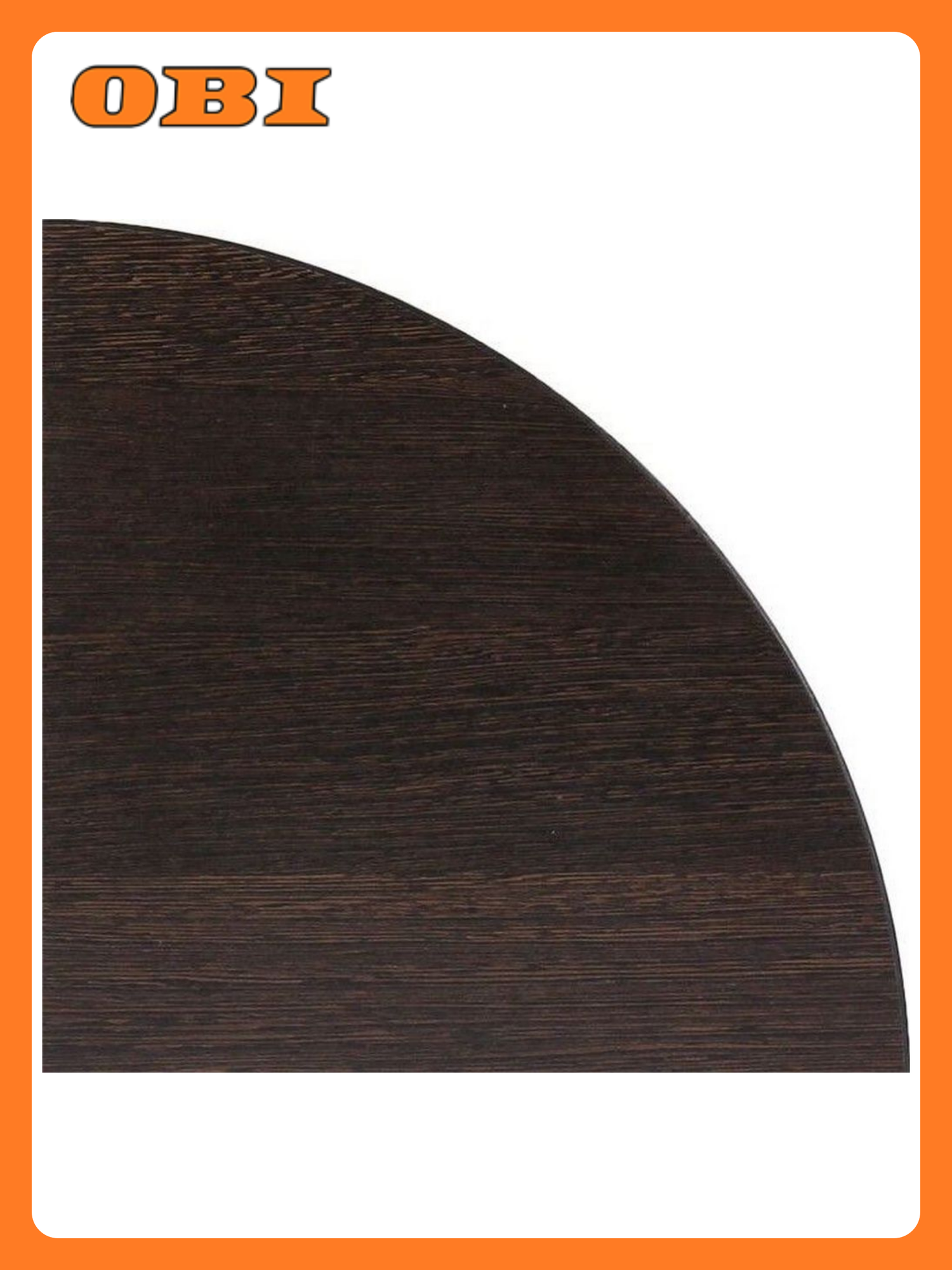 Полка декоративная Larvij ЛДСП Дуб венге 350х350х16 мм