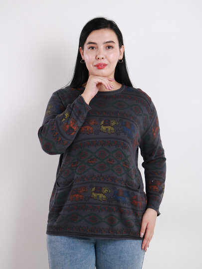 Свитер , размер OneSize, хром — фото 1