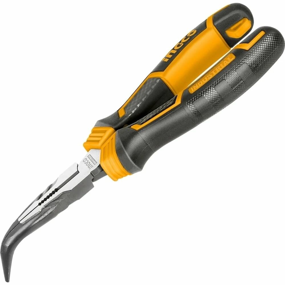 INGCO Тонкогубцы изогнутые 200 мм INDUSTRIAL HHBNP28201