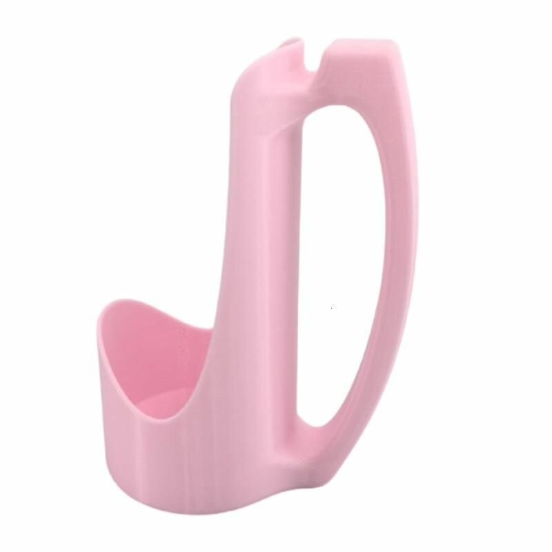 Держатели для длинных банок 12Oz с эргономичной ручкой для газировки пива и энергетиков подходит для Redbull Розовый