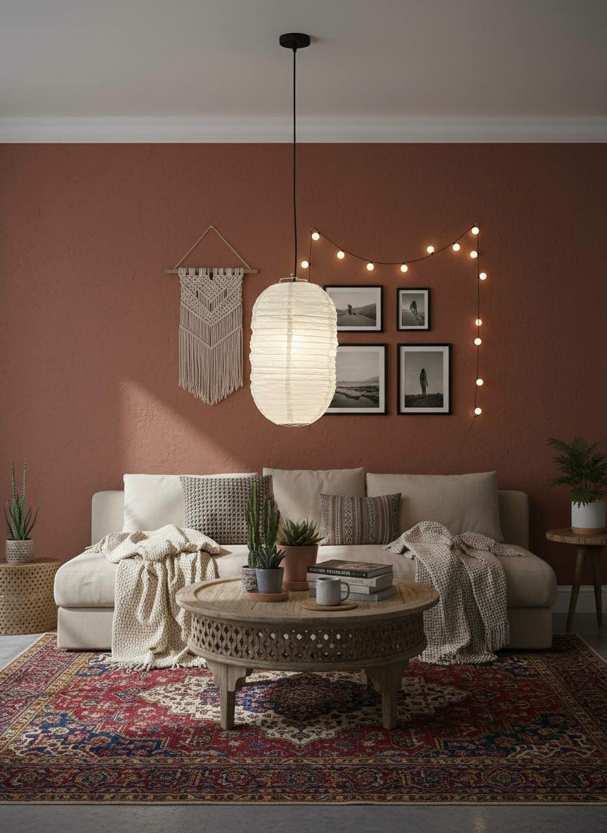 Подвесной светильник из рисовой бумаги XUSH, цилиндр 25х40 см (овальный), цоколь E27