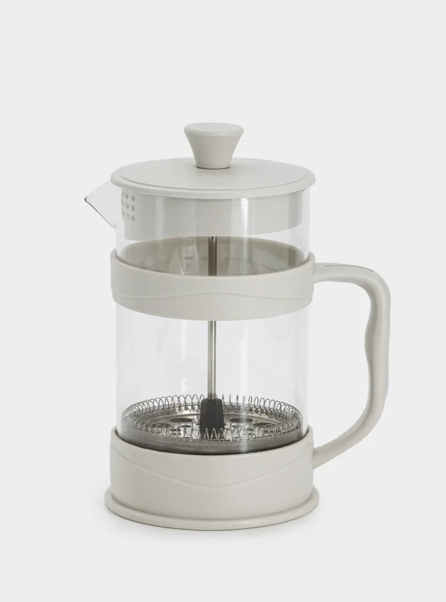 Френч-пресс, 850 мл, стекло Б/сталь/пластик, молочный, Visual
