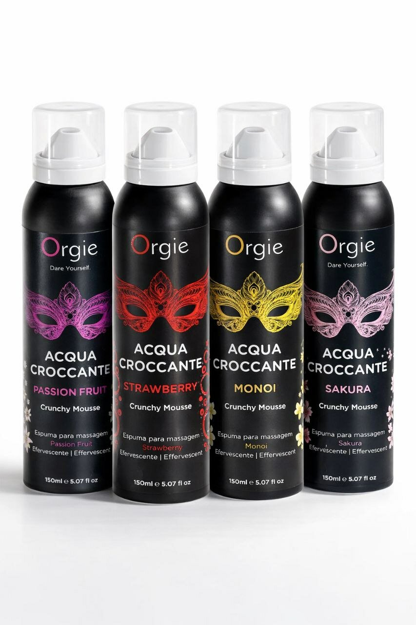 Шипучая пенка для массажа Orgie Acqua Croccante, увлажняющая, для тела