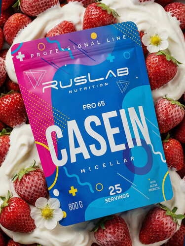 Изображение товара Казеиновый протеин "PRO 65", белковый коктейль для массы, 800 г