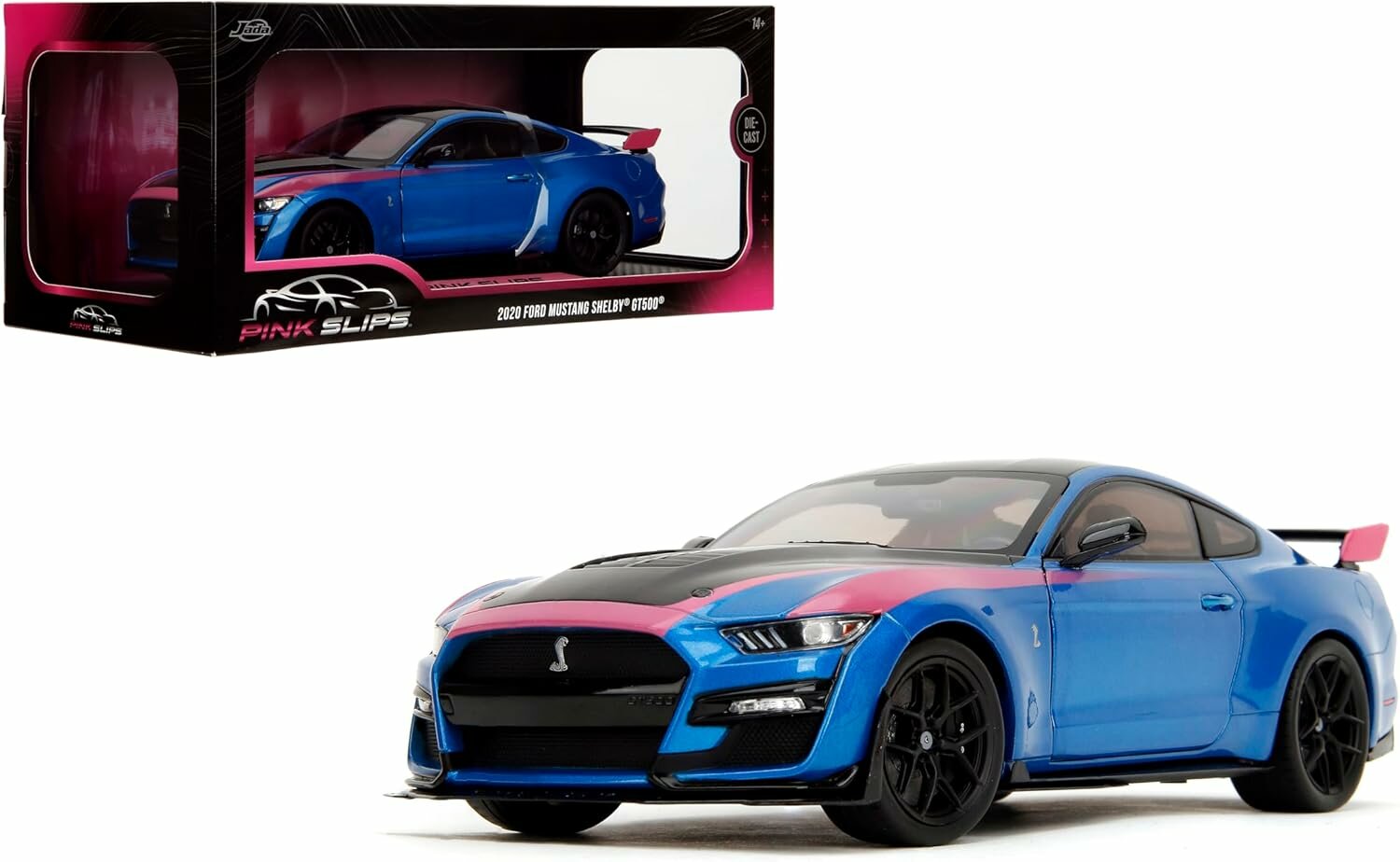 Jada Pink Slips 2020 Ford Mustang Shelby GT500 1:18 — коллекционная die-cast модель
