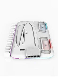 Подставка, для PS5, с охлаждением, с RGB подсветкой, для контроллеров — фото 1