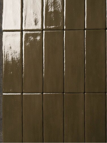 Изображение товара Керамогранит ENNFACE 75х225мм Camelot Brown, глянцевый, 0,51 м2 в упаковке (30 шт.)