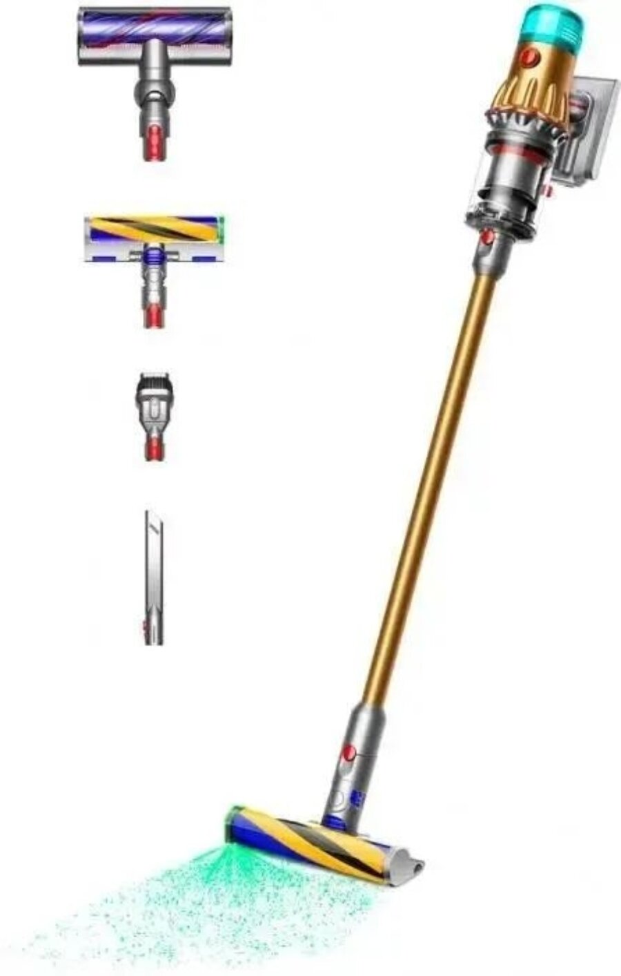 Вертикальный пылесос Dyson V12 Slim Detect Absolute, Gold (Золотой)