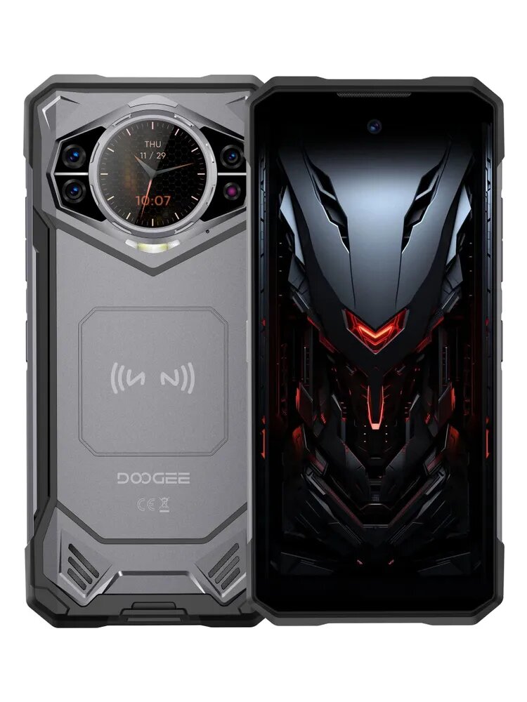 Смартфон DOOGEE S200, 12/256 ГБ, 6.72", АКБ 10100 мАч, серый