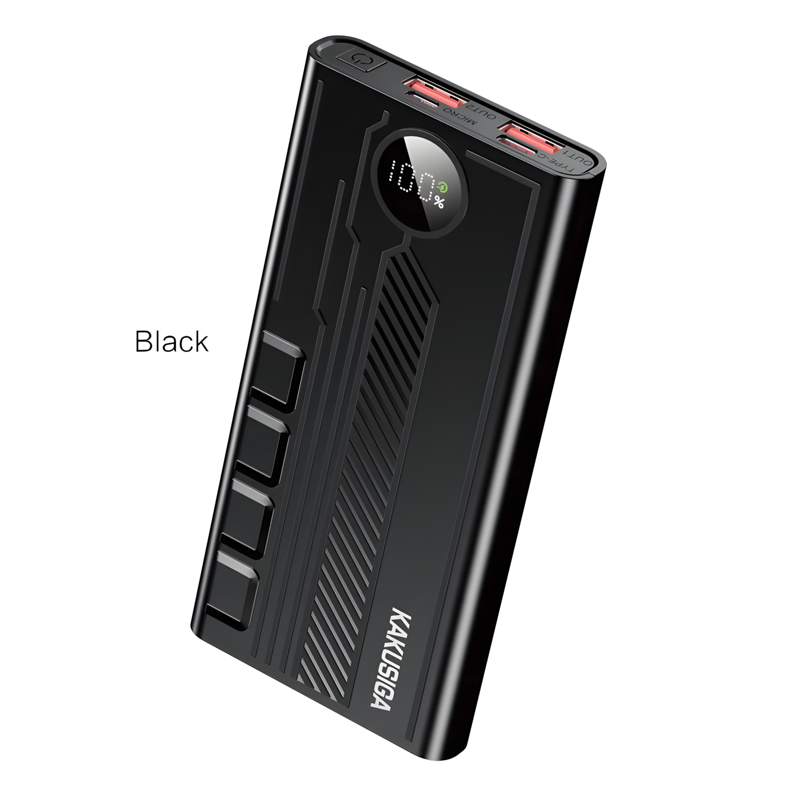 Внешний аккумулятор kakusiga Power Bank KSC-1094, быстрая зарядка, LED-дисплей, 10000 mAh — фото 1