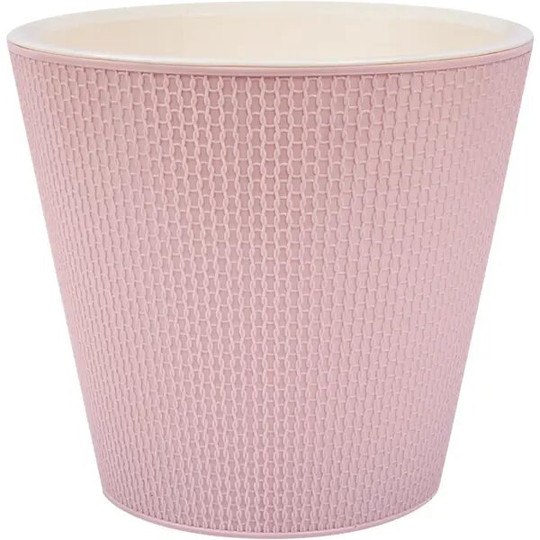 Горшок цветочный Ajur ø33 h30.5 см v16 л пластик английская роза