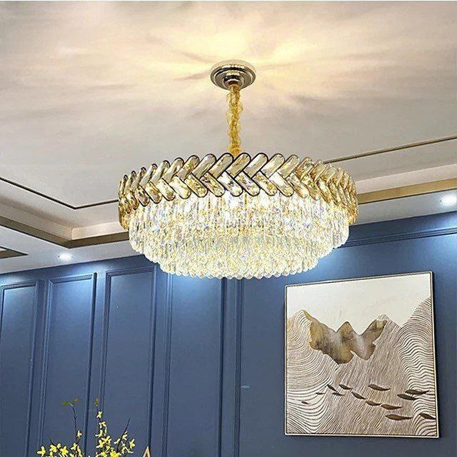 Люстра потолочная, с регулировкой высоты, для спальни, зала, прихожей — фото 1