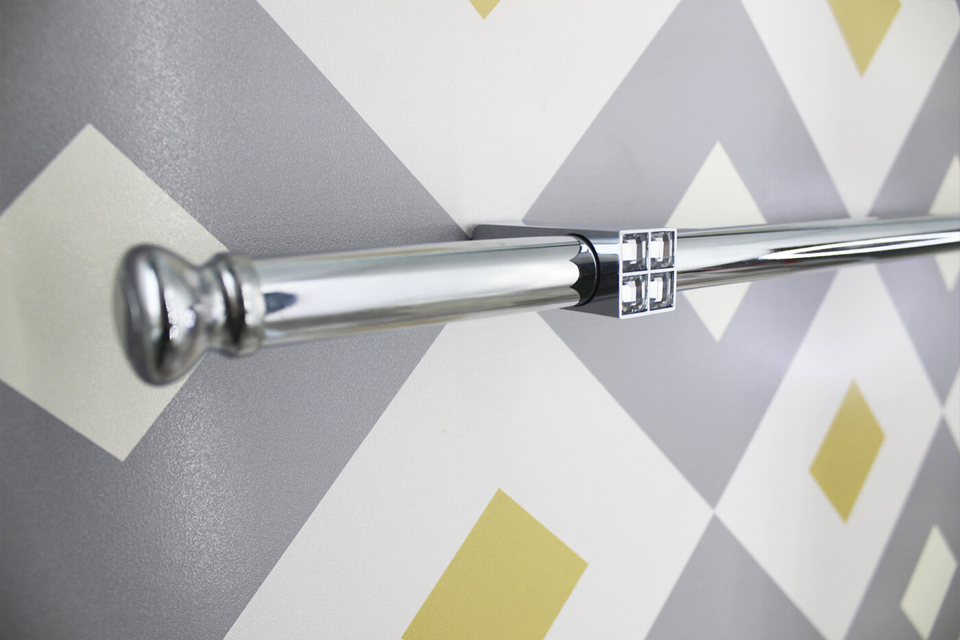 Рейлинг из стали с диаметром трубки 16 мм для кухни 1200 мм комплект Кристал