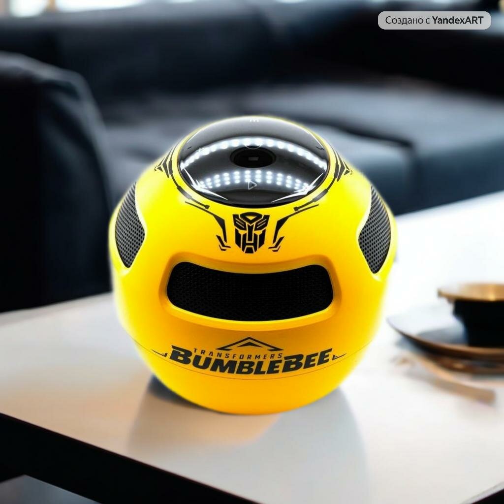 Беспроводная Bluetooth колонка TRANSFORMERS "TF-Y17", жёлтая — фото 1