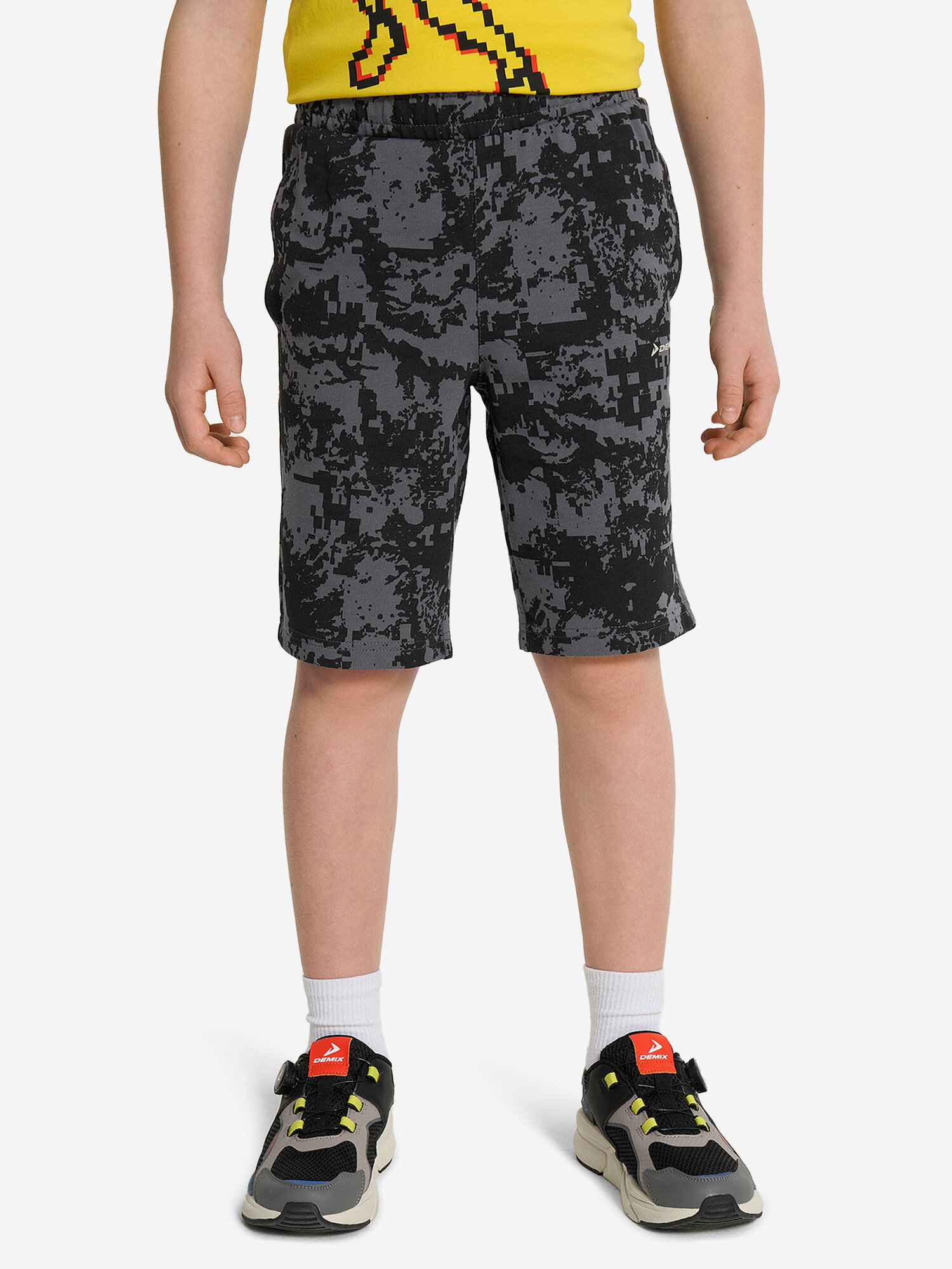 Шорты спортивные Demix, размер 146-152, черный — фото 1