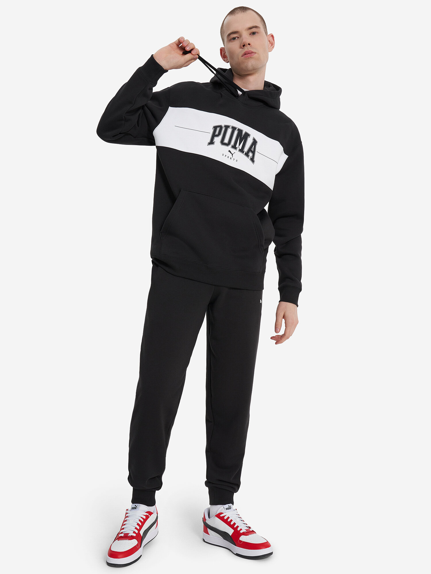 Худи PUMA, размер S, , черный — фото 1