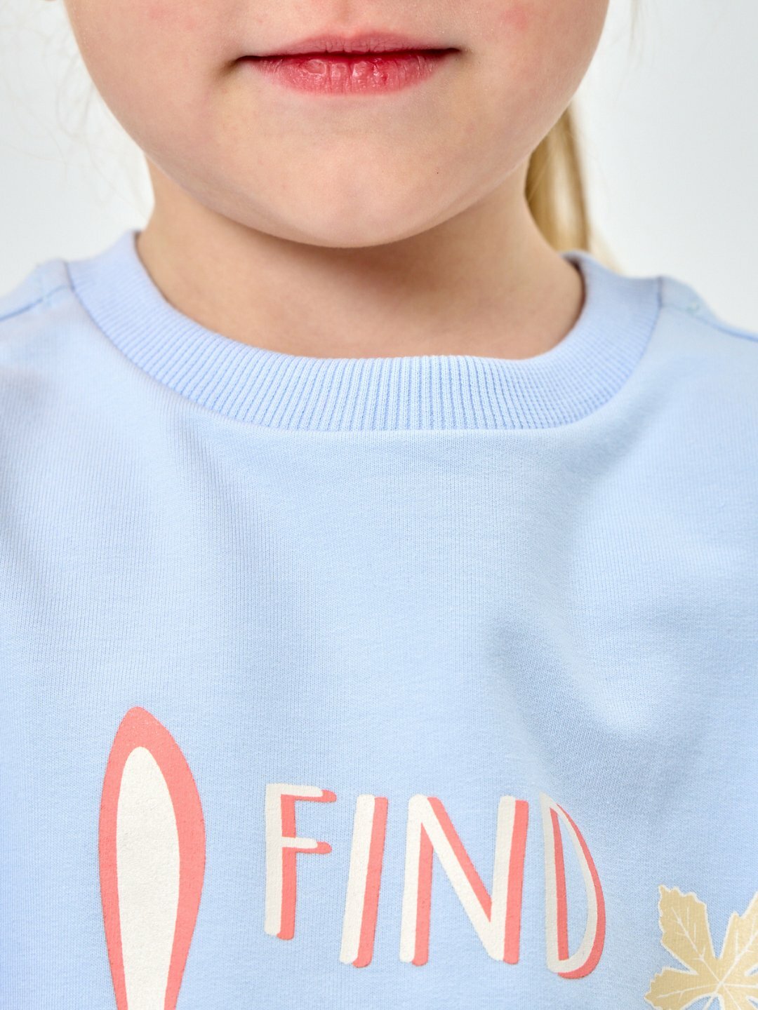 Толстовка neo, размер 110, светло-синий — фото 1