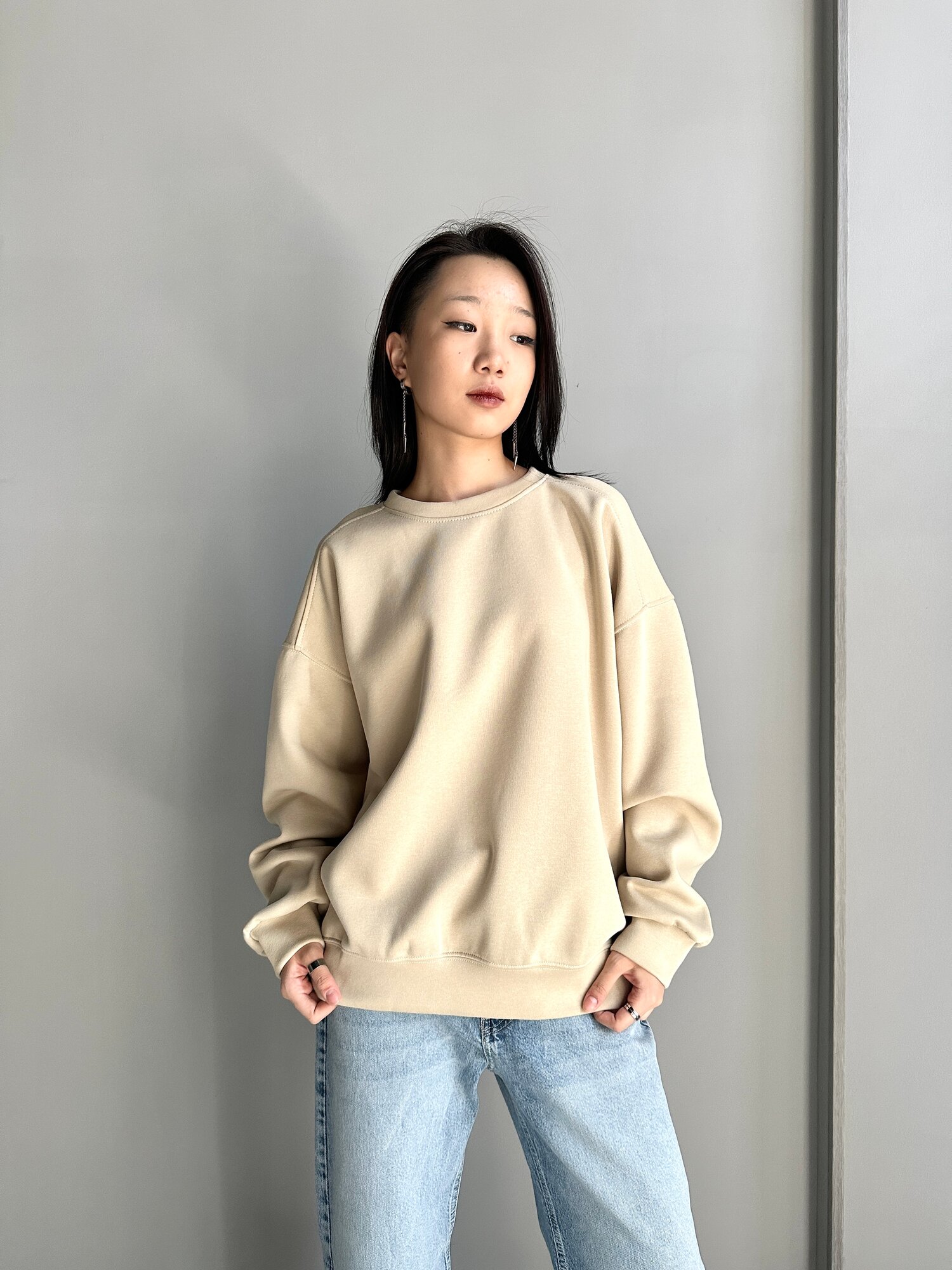 Свитшот INK Бежевый, размер Std, , бежевый — фото 1