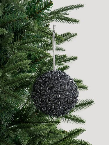 Изображение товара Игрушка елочная, 7 см, пенопласт, Шар, Домики, Ball print, Kuchenland