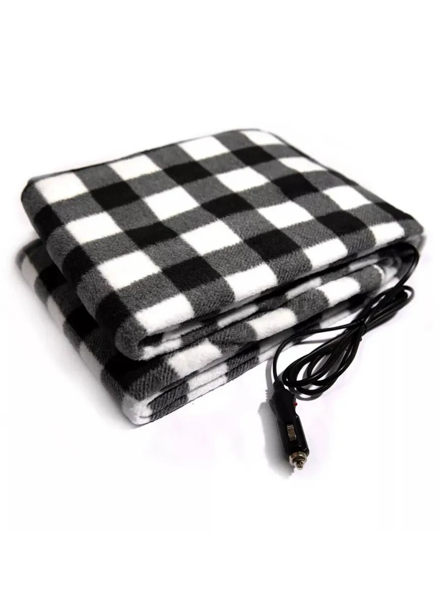 Плед с подогревом 140х100 см 12V флис