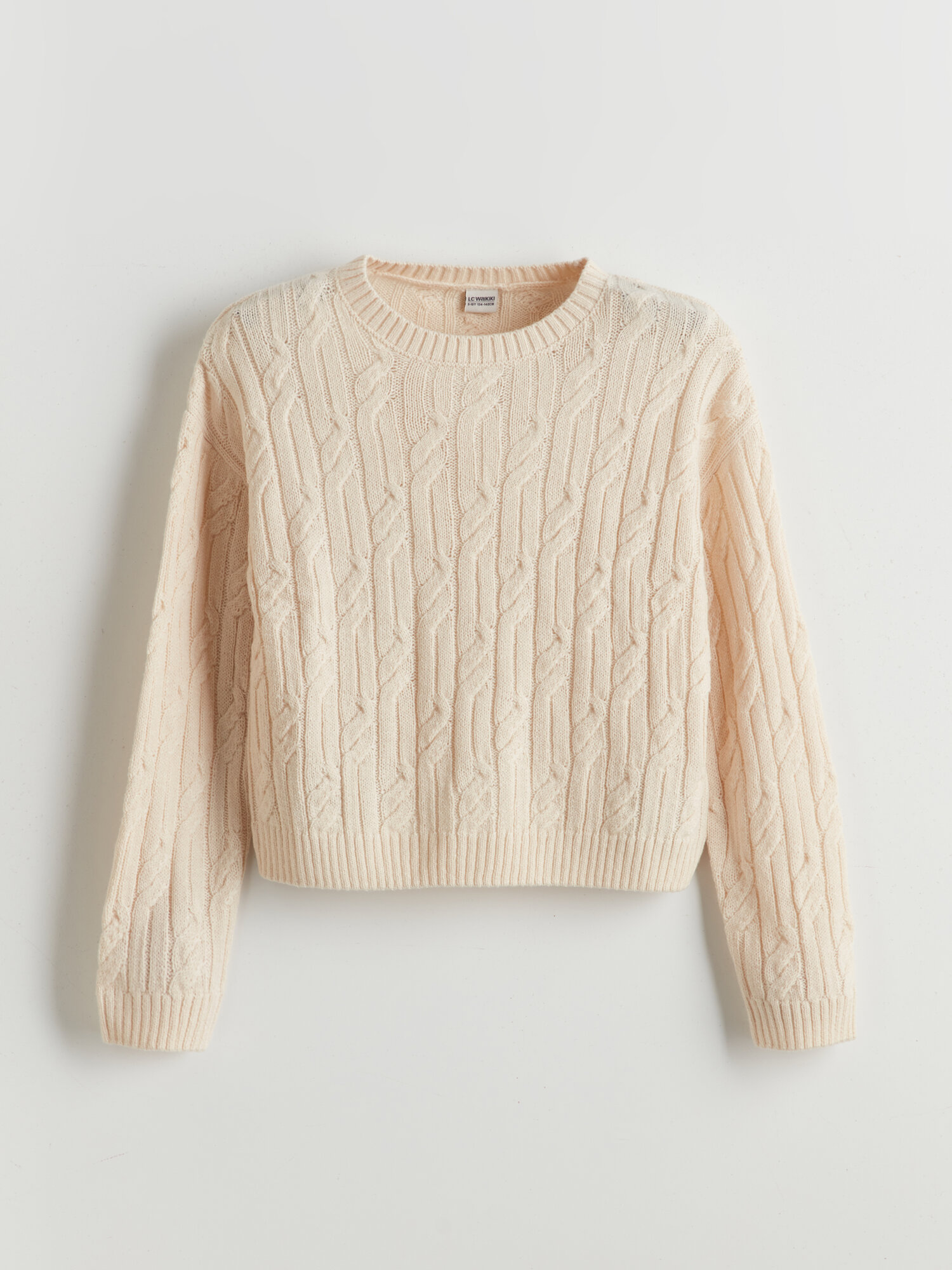 Свитер LC Waikiki, размер 11-12 лет, бежевый
