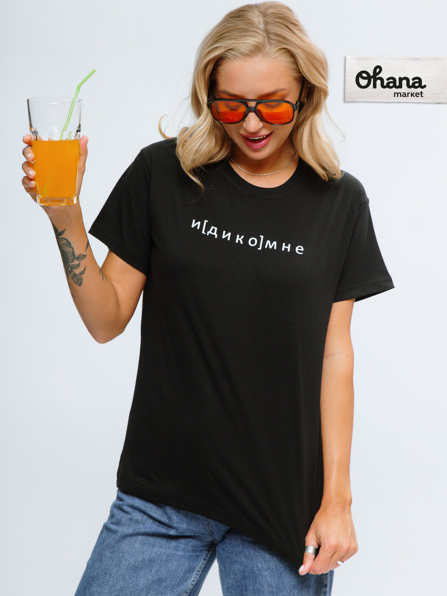 Футболка Ohana market женская базовая
