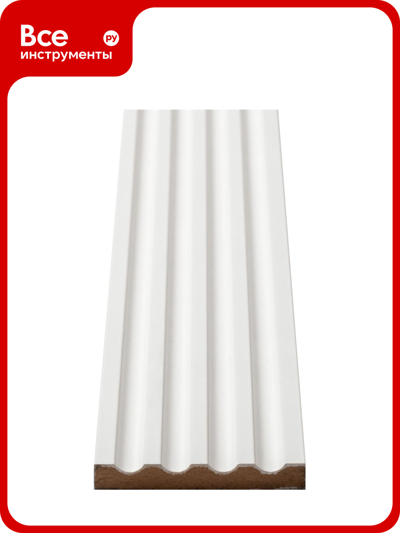 Наличник Стильный Дом С 002 12 080 МДФ  цвет белая эмаль 530873