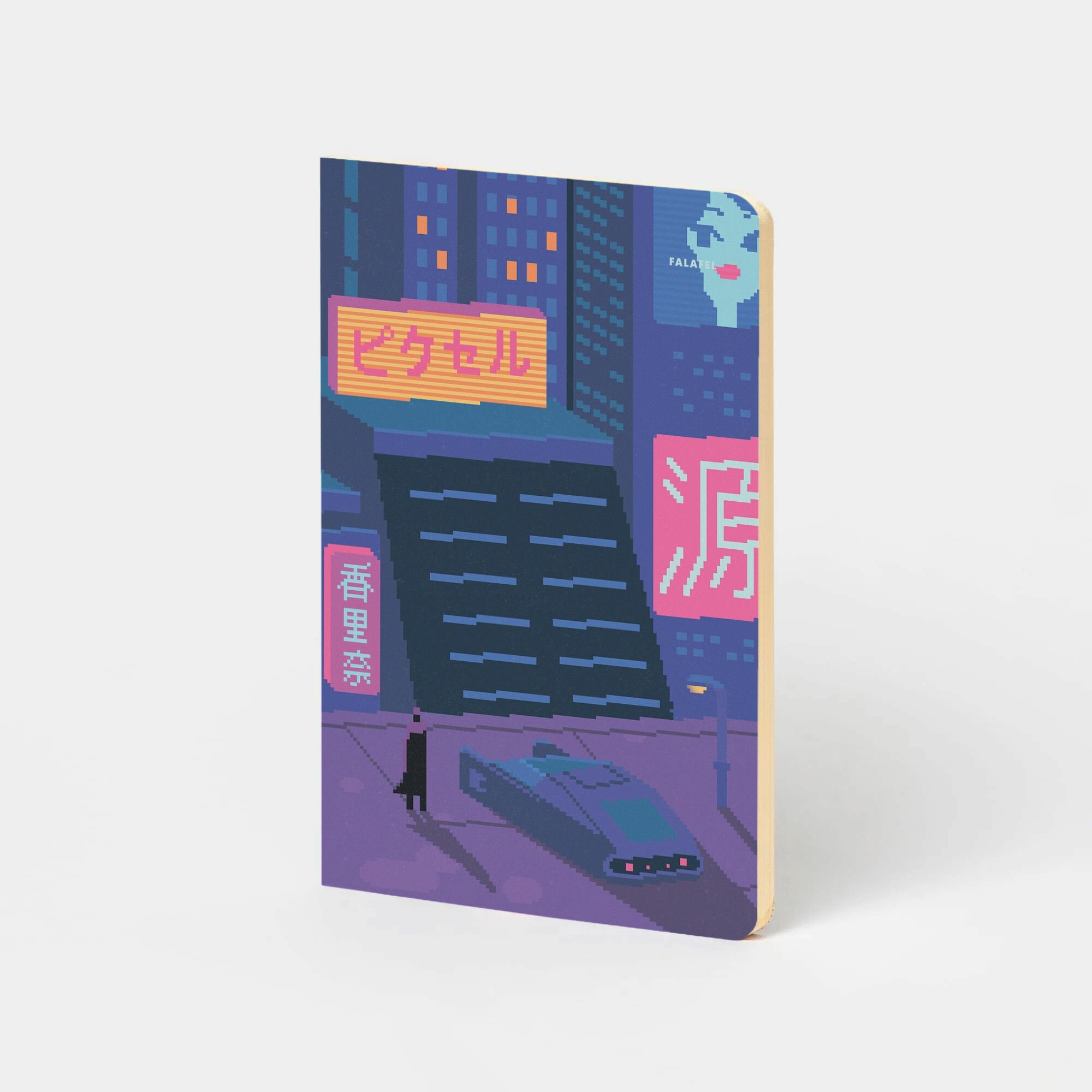 Блокнот для записей и рисования Falafel Neon rider A5, 80 стр
