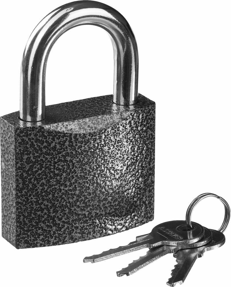 Навесной замок STAYER 60 мм надежная защита имущества 37160-60