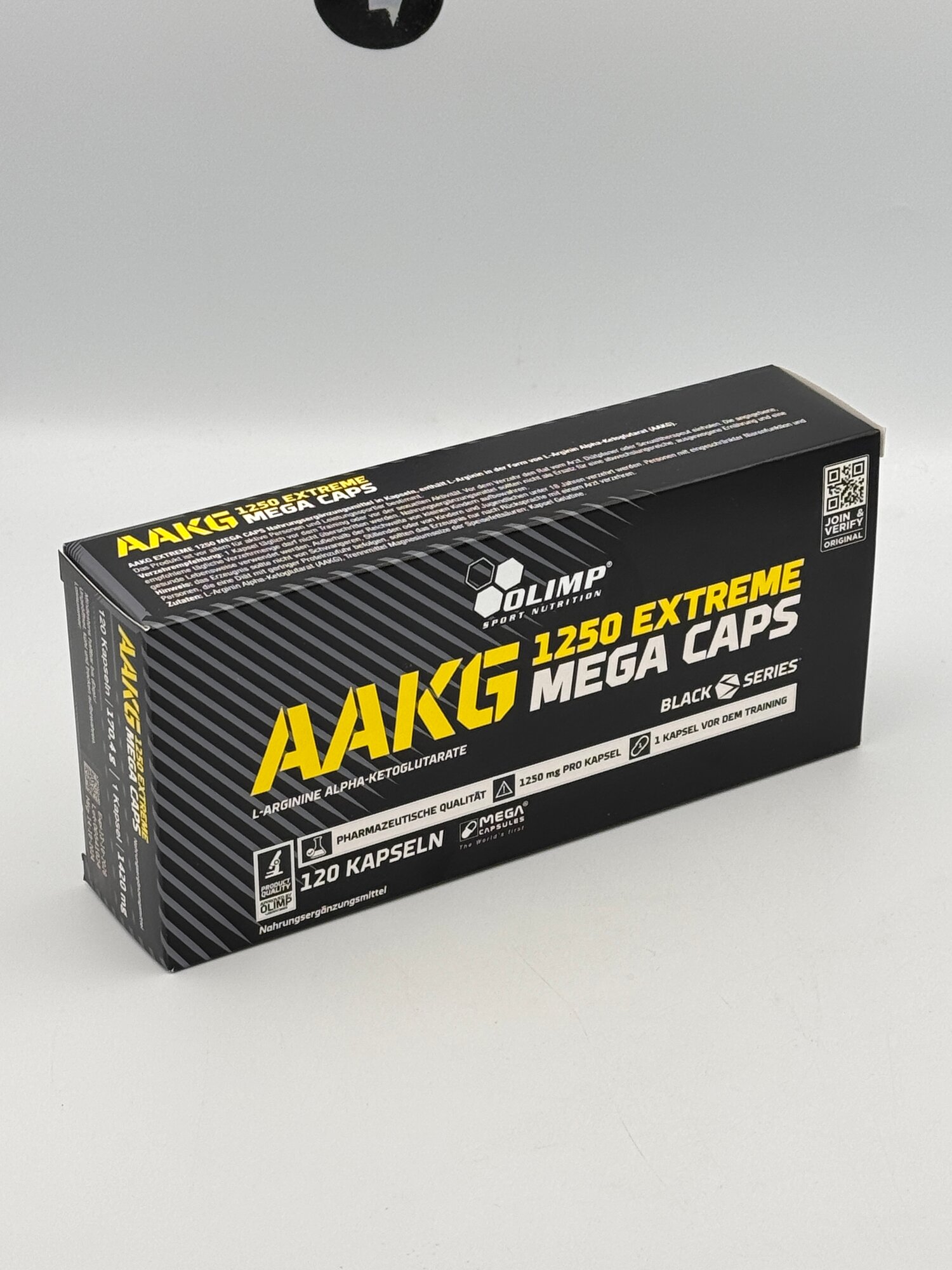 OLIMP AAKG 1250 extreme mega caps - 120 капсул аргинин капсулах — фото 1