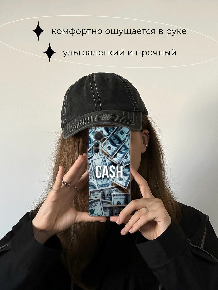 Силиконовый чехол на Xiaomi 12 Lite / Сяоми 12 Лайт с принтом "Cash" — фото 1