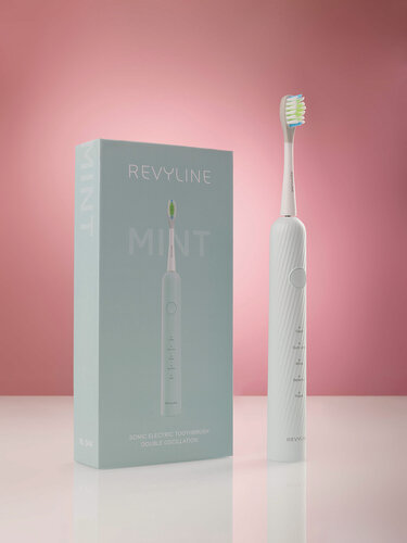 Изображение товара Зубная щетка Revyline RL044, электрическая, с двойным колебательным движением, зеленая