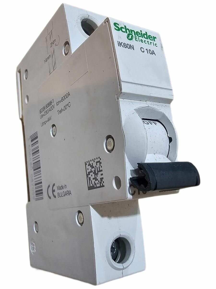 Автоматический выключатель Schneider Electric Acti9 IK60N 1P 10А (C) 6кА