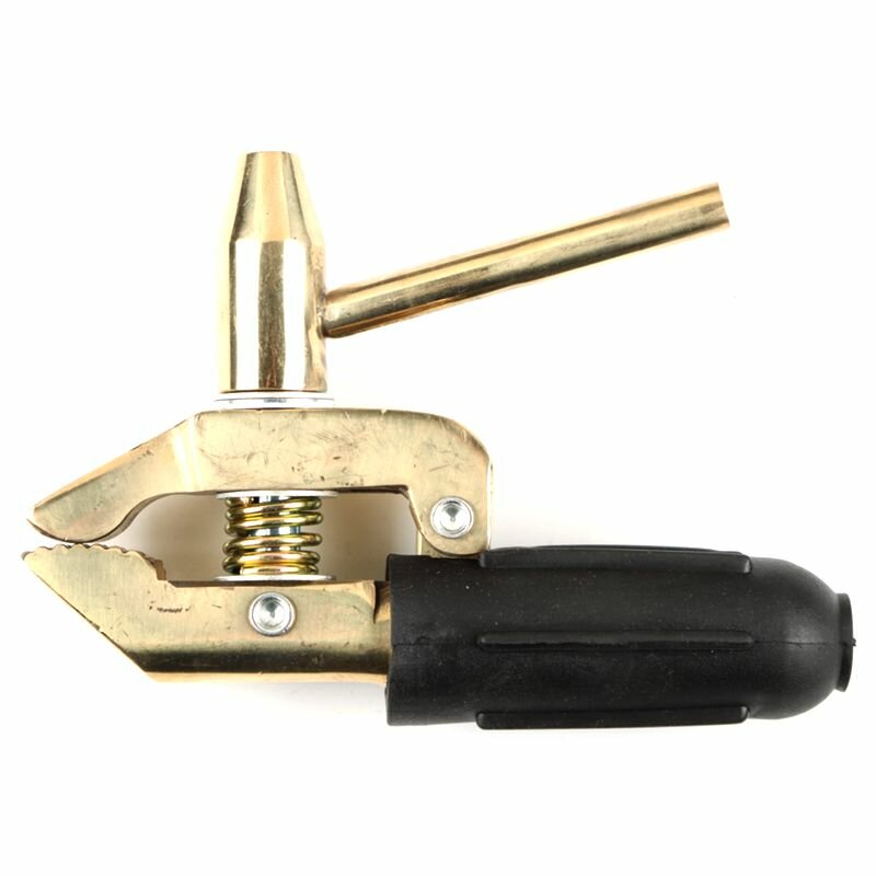 Клемма заземления (струбцина) латунь 600A для ручной дуговой сварки (MMA)