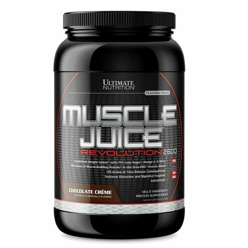 Гейнер Ultimate Nutrition Muscle Juice Revolution 2600 2120 гр, Шоколадный Крем