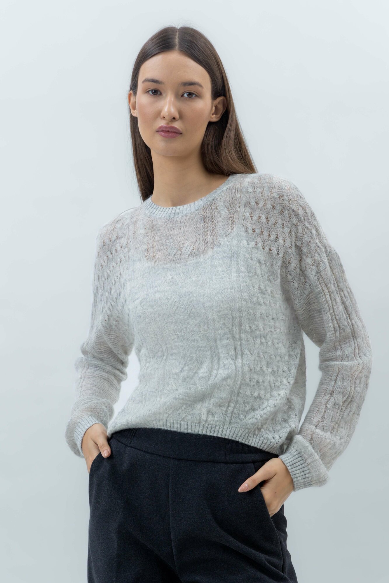 Джемпер TERRA PRO, размер XL, grey