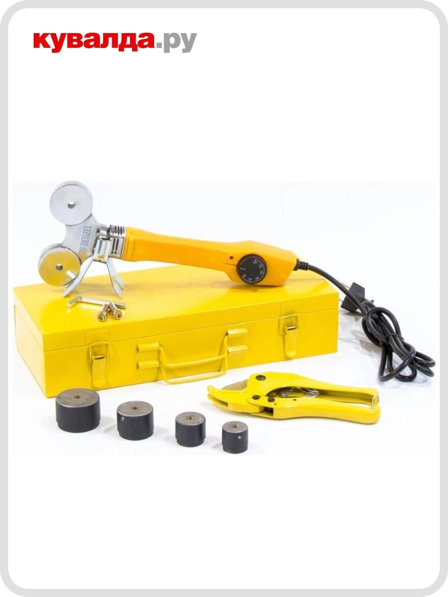 Аппарат для сварки пластиковых труб Denzel DWP-750 94203