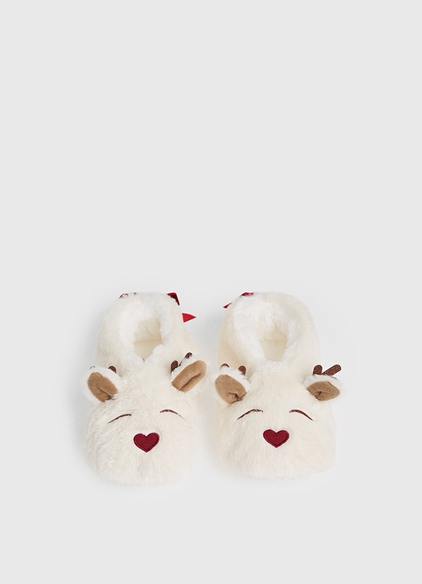 Тапочки O'STIN размер 36-37 молочный