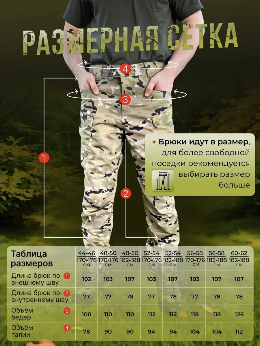 Брюки Страйкер Мультикам — фото 1