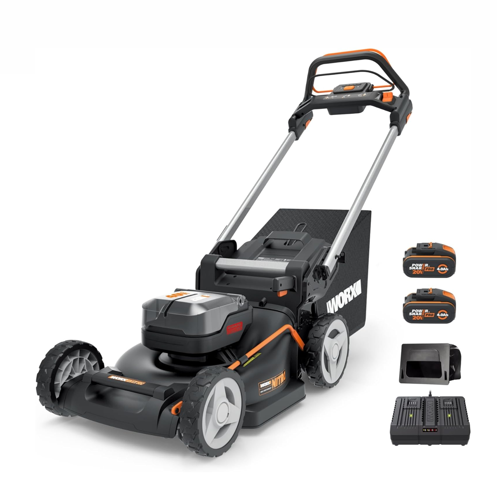 Аккумуляторная газонокосилка WORX WG749E