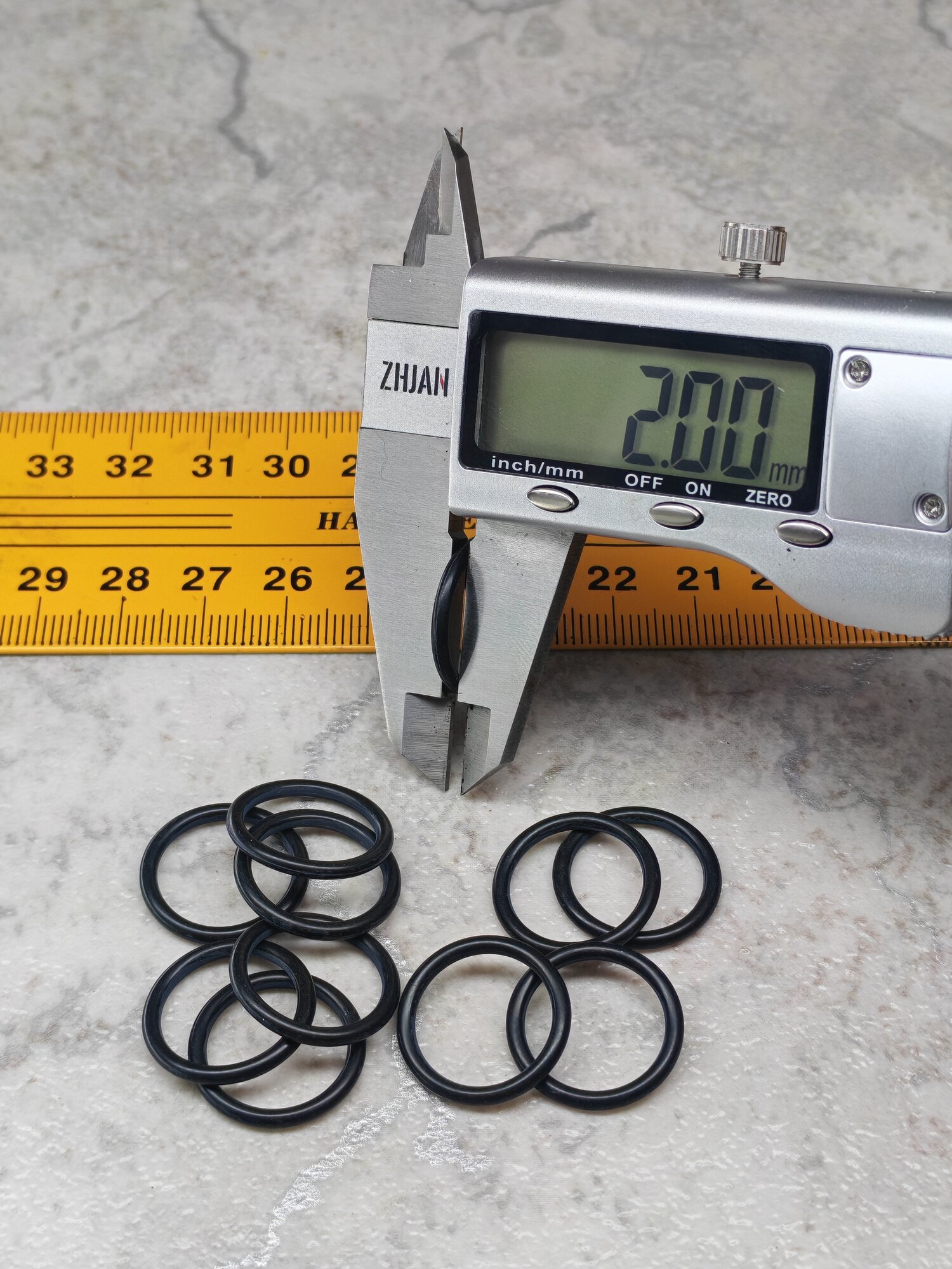 Кольцо резиновое уплотнительное 21x24x1,5 мм, Kastas O-ring NBR, 10 штук — фото 1