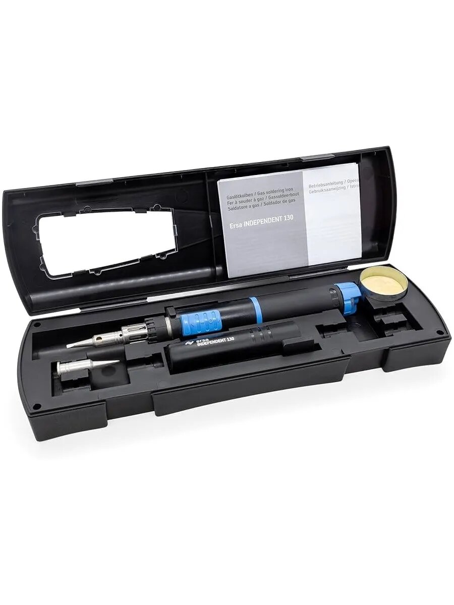 Газовый паяльник Ersa Independent 130 Basic Set (0G13400041), с пьезорозжигом, до 580 °C