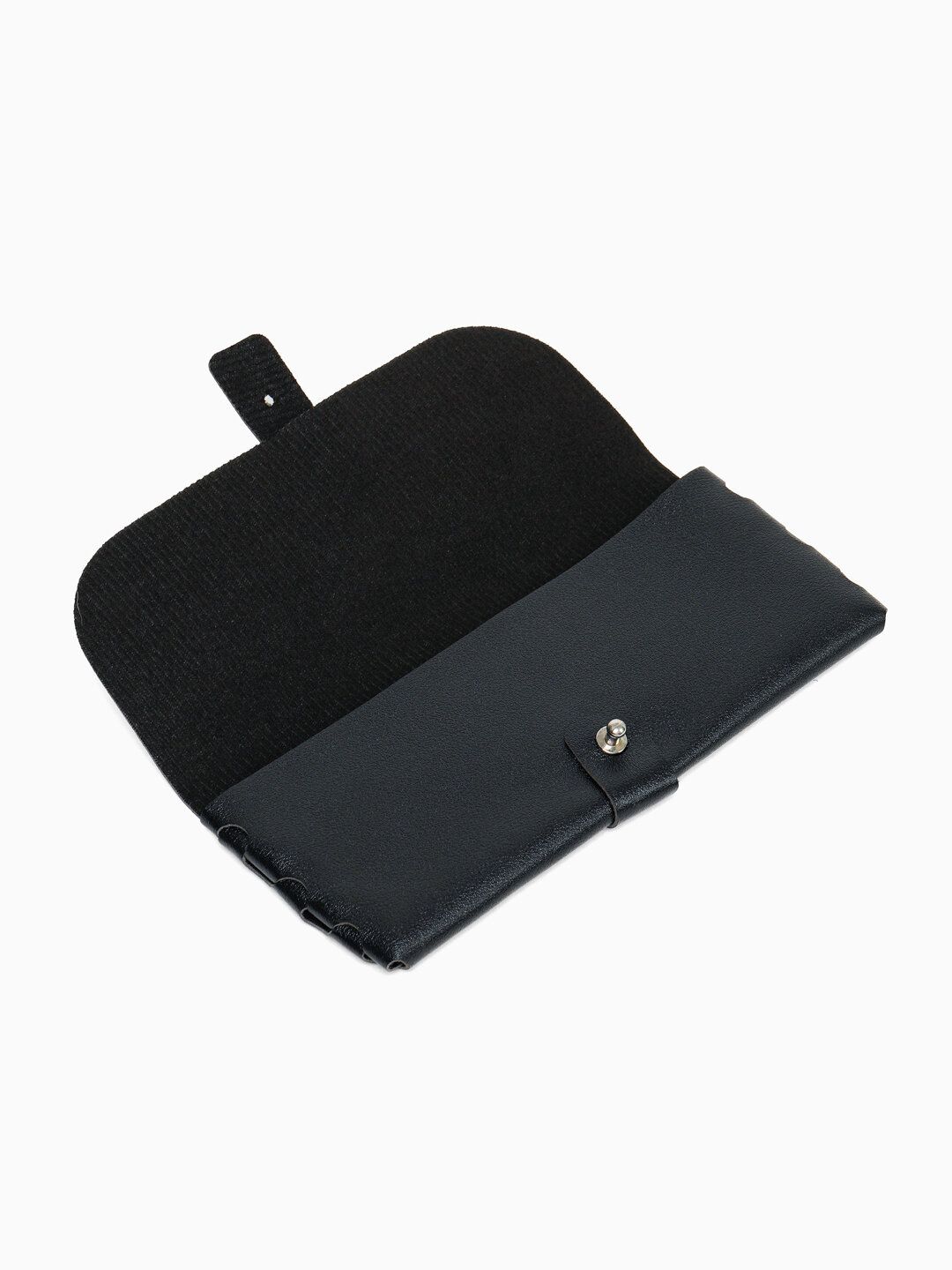 Футляр для очков "Unisex", искусственная кожа, универсальный размер, чёрный — фото 1