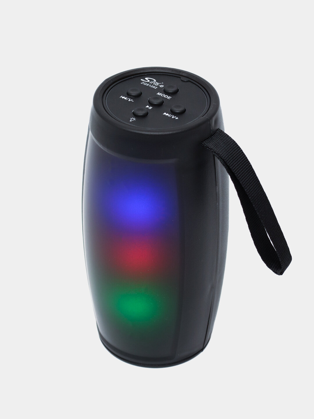 Беспроводная портативная колонка ZQS-1202 с мощным звуком, Bluetooth, USB, радио и LED