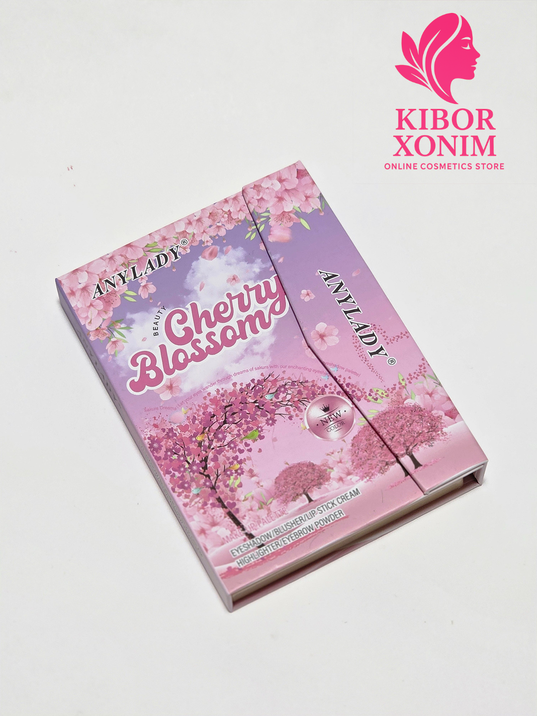 Палитра теней 5 в 1, Anylady: для бровей, глаз, румян, хайлайтера и помады 32 цвет