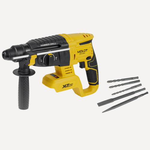 Изображение товара Перфоратор аккумуляторный бесщеточный ударный MOLOT CRH 1814 XLT Lite SOLO (2318033)